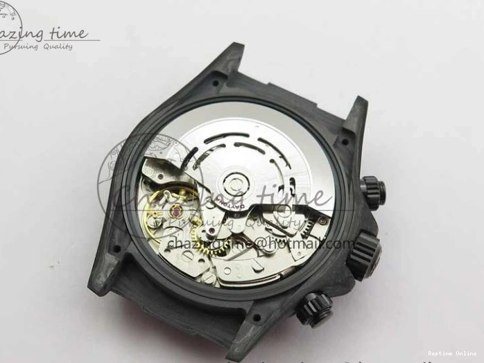 1218 WrinkleFree Daytona DIW Carbon OMF Best Edition Carbon Black Dial Red Hand on Black Nylon Strap A 2846